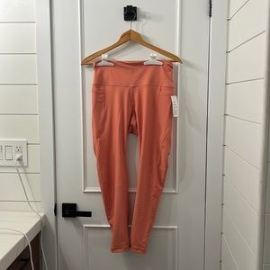 Old Navy Peach 7/8 Ankle High Rise Legging